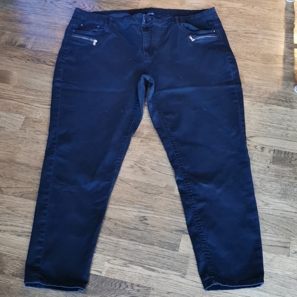 𝅺Addition Elle Black Stretch Skinny Pants 22 Plus - Picture 2 of 6